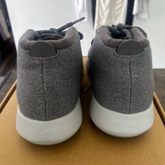 Allbirds Wool Runner-Up Mizzle Medium Gray Women's Size 11 High Top NIB New - Picture 6 of 9